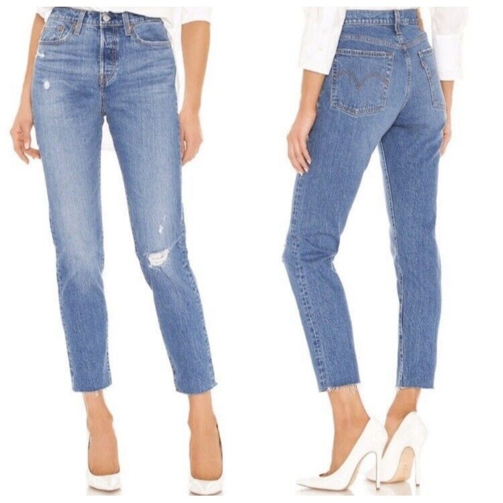 Levi's Premium Womens Wedgie Button Fly Jeans‎ Size 25